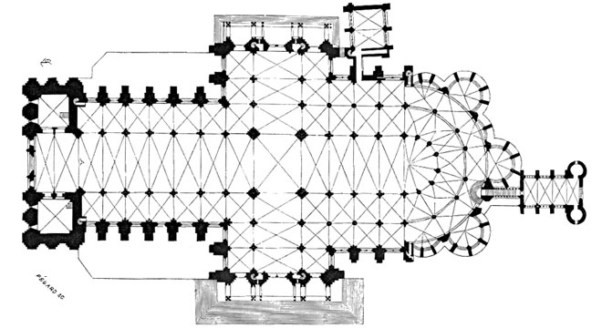 Chartres Cathedral Floor Plan