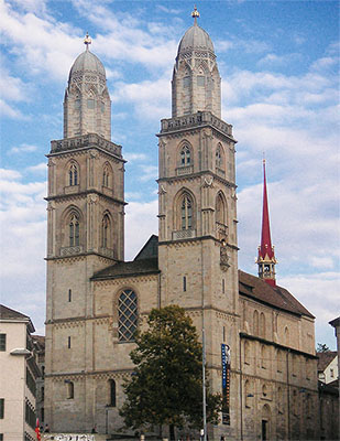 grossmunster cathedral zurich